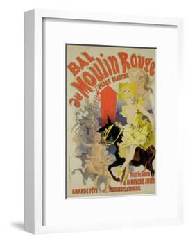Reproduction of a Poster Advertising the "Bal Au Moulin Rouge," 1889-Jules Chéret-Framed Giclee Print