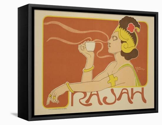 Reproduction of a Poster Advertising the "Cafe Rajah," 1897-Henri Georges Jean Isidore Meunier-Framed Premier Image Canvas