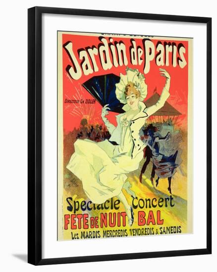 Reproduction of a Poster Advertising the "Jardin De Paris" on the Chanps Elysees, 1890-Jules Chéret-Framed Giclee Print