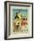 Reproduction of a Poster Advertising "The Lover of Dancers"-Jules Chéret-Framed Giclee Print