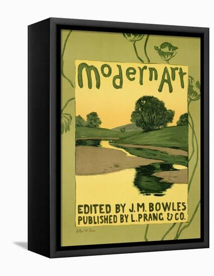 Reproduction of a Poster Advertising the "Modern Art" Review Magazine-Arthur Wesley Dow-Framed Premier Image Canvas