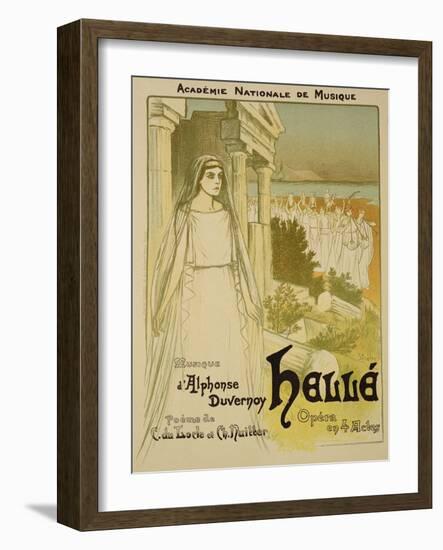 Reproduction of a Poster Advertising the Opera "Helle"-Théophile Alexandre Steinlen-Framed Giclee Print