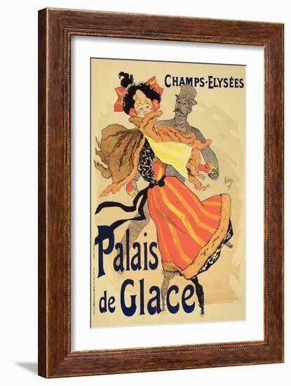 Reproduction of a Poster Advertising the "Palais De Glace," Champs Elysees, Paris, 1896-Jules Chéret-Framed Giclee Print