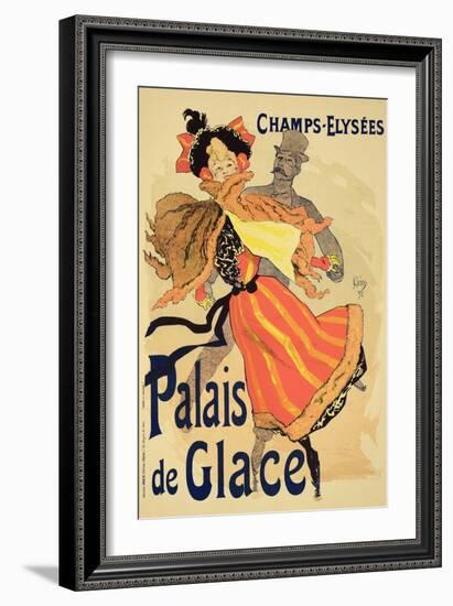 Reproduction of a Poster Advertising the "Palais De Glace," Champs Elysees, Paris, 1896-Jules Chéret-Framed Giclee Print