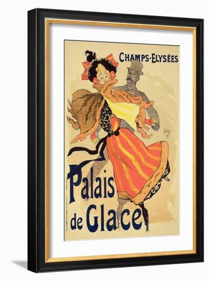 Reproduction of a Poster Advertising the "Palais De Glace," Champs Elysees, Paris, 1896-Jules Chéret-Framed Giclee Print