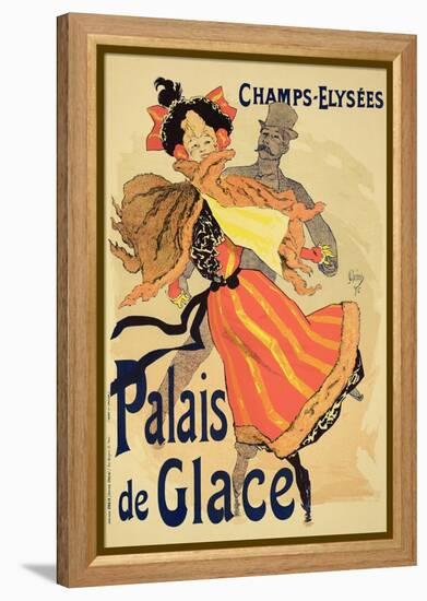 Reproduction of a Poster Advertising the "Palais De Glace," Champs Elysees, Paris, 1896-Jules Chéret-Framed Premier Image Canvas