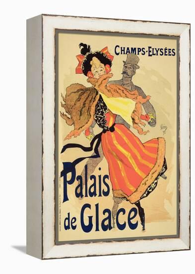 Reproduction of a Poster Advertising the "Palais De Glace," Champs Elysees, Paris, 1896-Jules Chéret-Framed Premier Image Canvas