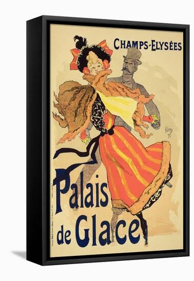 Reproduction of a Poster Advertising the "Palais De Glace," Champs Elysees, Paris, 1896-Jules Chéret-Framed Premier Image Canvas