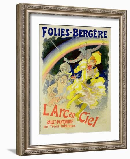 Reproduction of a Poster Advertising "The Rainbow"-Jules Chéret-Framed Giclee Print