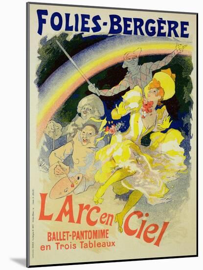 Reproduction of a Poster Advertising "The Rainbow"-Jules Chéret-Mounted Giclee Print