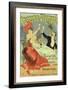 Reproduction of a Poster Advertising the "Taverne Olympia," Paris, 1899-Jules Chéret-Framed Giclee Print