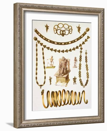 Reproduction of Jewelry-Fausto and Felice Niccolini-Framed Giclee Print