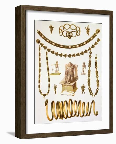 Reproduction of Jewelry-Fausto and Felice Niccolini-Framed Giclee Print