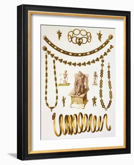 Reproduction of Jewelry-Fausto and Felice Niccolini-Framed Giclee Print