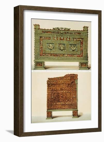 Reproduction of Some Bronze Chests, from the Houses and Monuments of Pompeii-Fausto and Felice Niccolini-Framed Giclee Print