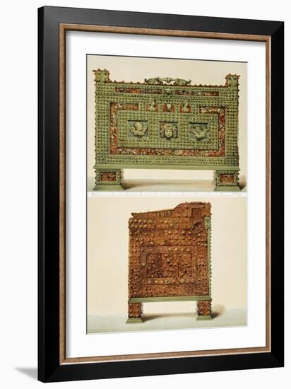 Reproduction of Some Bronze Chests, from the Houses and Monuments of Pompeii-Fausto and Felice Niccolini-Framed Giclee Print