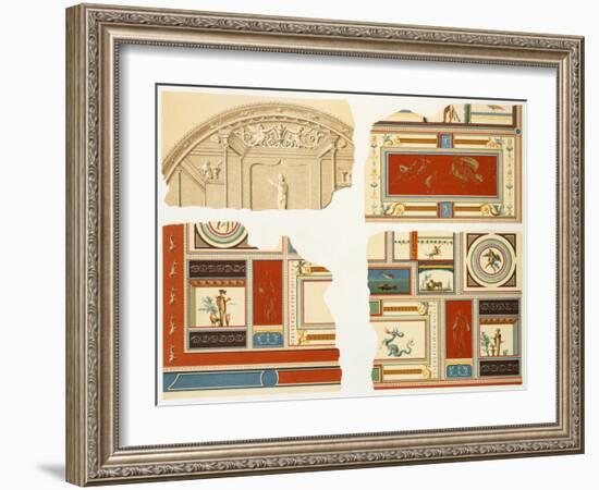 Reproduction of Some Frescoes-Fausto and Felice Niccolini-Framed Giclee Print
