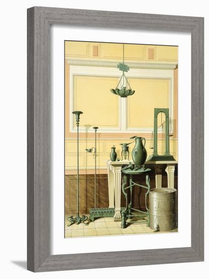 Reproduction of Some Tools, from the Houses and Monuments of Pompeii-Fausto and Felice Niccolini-Framed Giclee Print