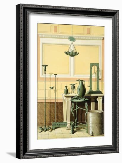 Reproduction of Some Tools, from the Houses and Monuments of Pompeii-Fausto and Felice Niccolini-Framed Giclee Print