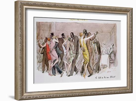 Reproduction of "The Ball at the Rue Blomet," December 1929-Sem-Framed Giclee Print