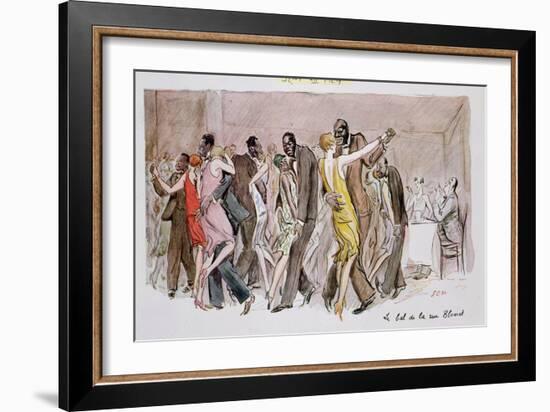 Reproduction of "The Ball at the Rue Blomet," December 1929-Sem-Framed Giclee Print