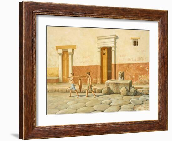 Reproduction of the Fountain of Mercury-Fausto and Felice Niccolini-Framed Giclee Print