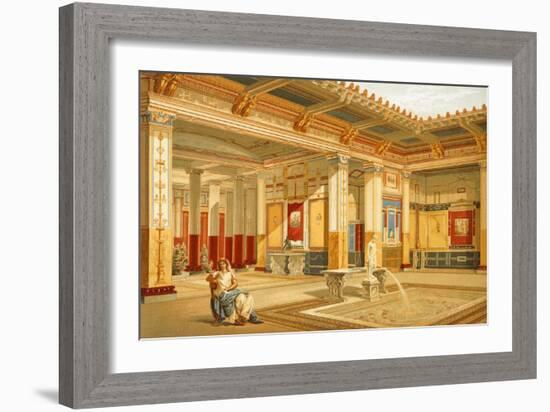 Reproduction of the House of Marcus Lucretius Fronto-Fausto and Felice Niccolini-Framed Giclee Print