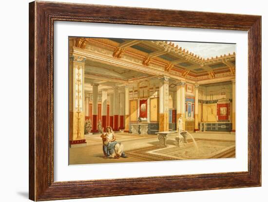 Reproduction of the House of Marcus Lucretius Fronto-Fausto and Felice Niccolini-Framed Giclee Print