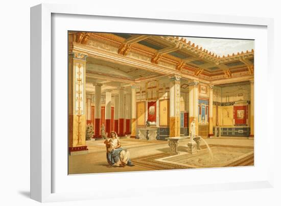 Reproduction of the House of Marcus Lucretius Fronto-Fausto and Felice Niccolini-Framed Giclee Print