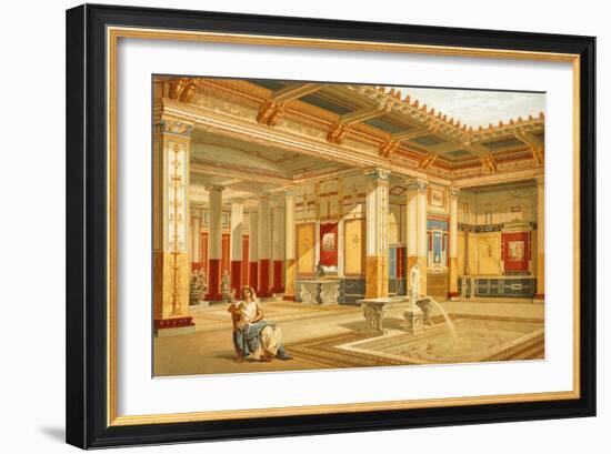 Reproduction of the House of Marcus Lucretius Fronto-Fausto and Felice Niccolini-Framed Giclee Print