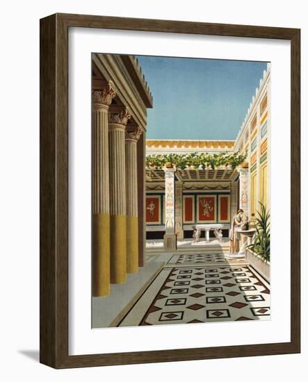 Reproduction of the Interior of a Home-Fausto and Felice Niccolini-Framed Giclee Print