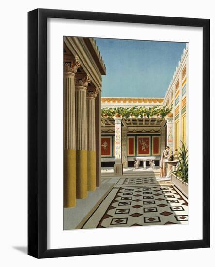 Reproduction of the Interior of a Home-Fausto and Felice Niccolini-Framed Giclee Print