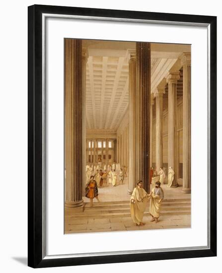 Reproduction of the Interior of the Basilica-Fausto and Felice Niccolini-Framed Giclee Print