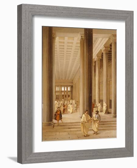 Reproduction of the Interior of the Basilica-Fausto and Felice Niccolini-Framed Giclee Print