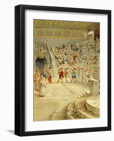 Reproduction of the Senate-Fausto and Felice Niccolini-Framed Giclee Print