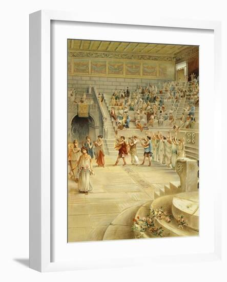 Reproduction of the Senate-Fausto and Felice Niccolini-Framed Giclee Print