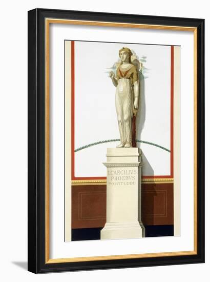 Reproduction of the Statue of Isis, from the Houses and Monuments of Pompeii-Fausto and Felice Niccolini-Framed Giclee Print