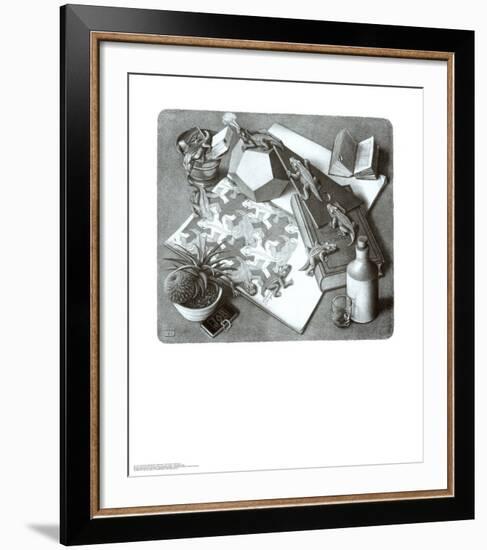 Reptiles-M^ C^ Escher-Framed Art Print