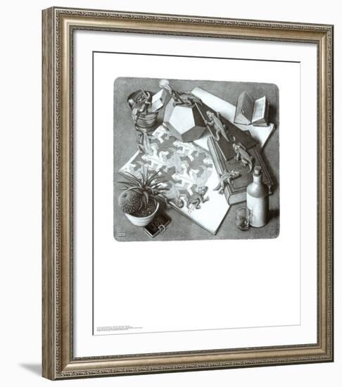 Reptiles-M^ C^ Escher-Framed Art Print