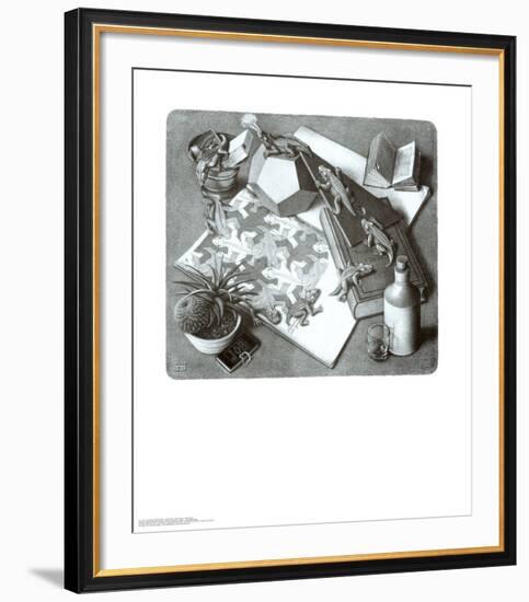 Reptiles-M^ C^ Escher-Framed Art Print