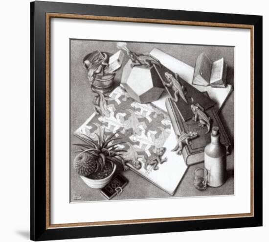 Reptiles-M^ C^ Escher-Framed Art Print