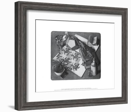 Reptiles-M^ C^ Escher-Framed Art Print