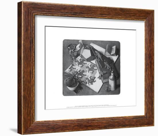 Reptiles-M^ C^ Escher-Framed Art Print