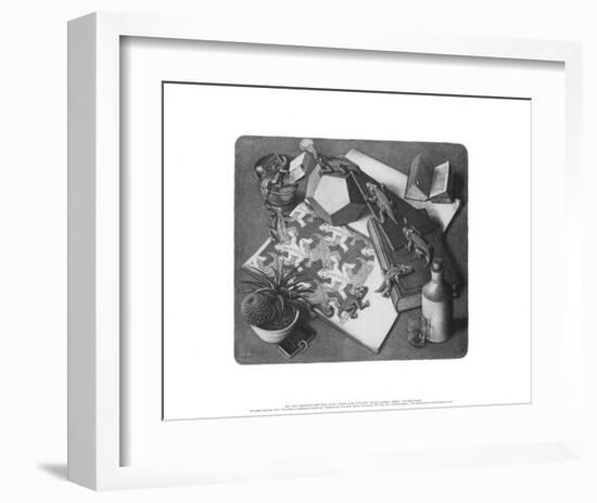 Reptiles-M^ C^ Escher-Framed Art Print