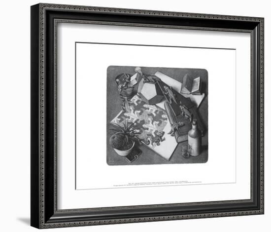 Reptiles-M^ C^ Escher-Framed Art Print