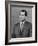 Repub. Presidential Candidate Richard Nixon speaks with Dem. Candi. John Kennedy in TV Studio-Francis Miller-Framed Photographic Print