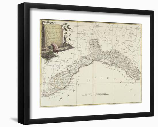 Republic of Genoa-Antonio Zatta-Framed Giclee Print