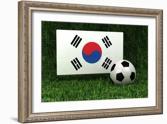 Republic of Korea Soccer-badboo-Framed Art Print