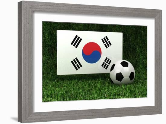 Republic of Korea Soccer-badboo-Framed Art Print