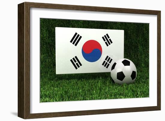 Republic of Korea Soccer-badboo-Framed Art Print